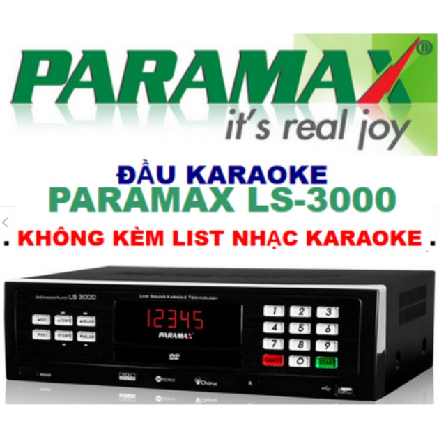 ĐẦU KARAOKE PARAMAX LS-3000