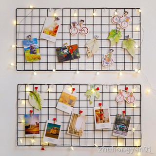 🎀Khung Lưới Sắt Gắn Tường Treo Ảnh Trang Trí Phòng Ngủ/Phòng Khách