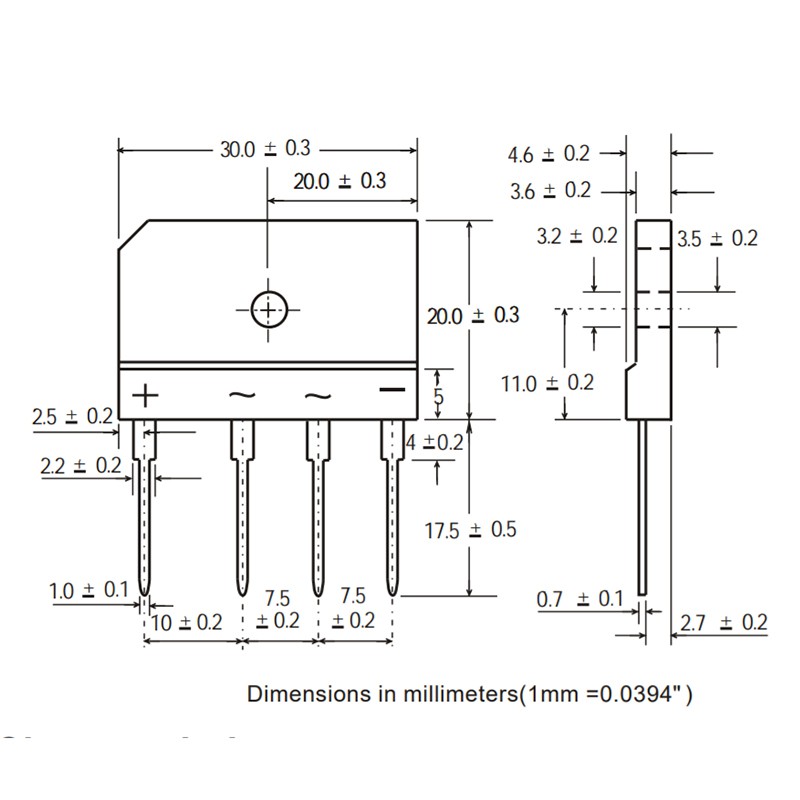 Cầu Diode 2A 8A 25A 50A