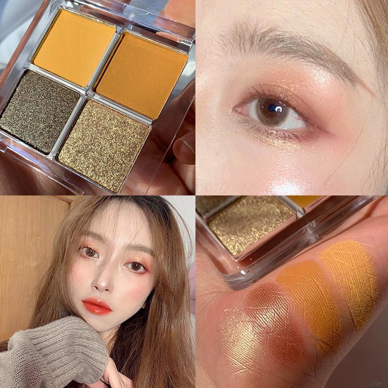 Bảng phấn mắt GUICAMI 4 màu sắc trang điểm lâu trôi dễ sử dụng | BigBuy360 - bigbuy360.vn