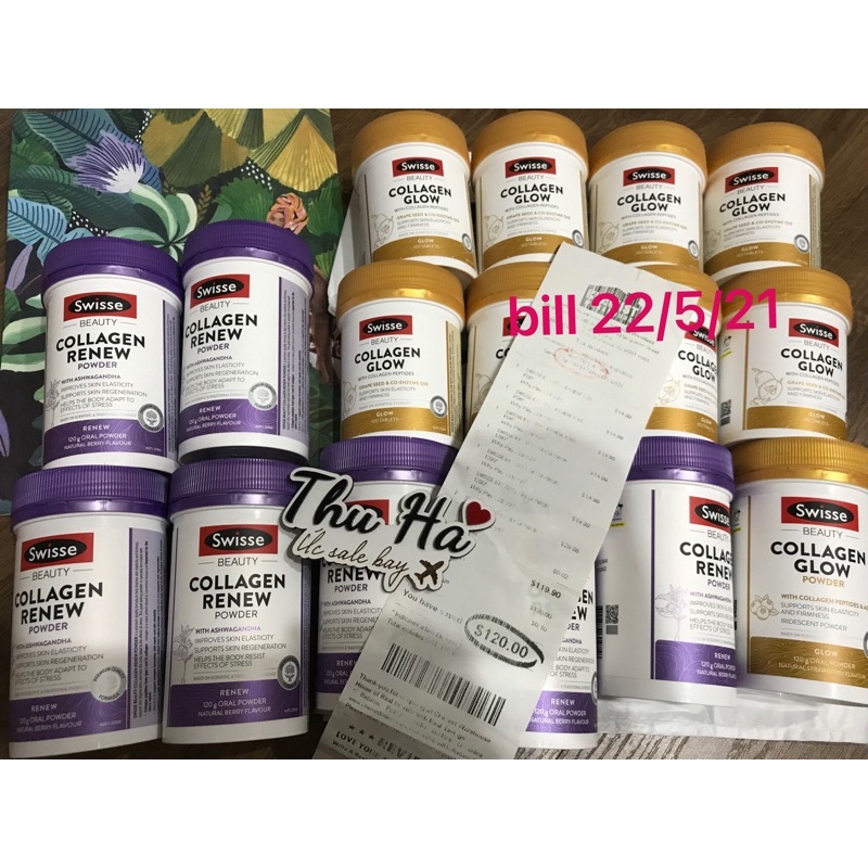 Collagen glow 120v/120g | Thế Giới Skin Care