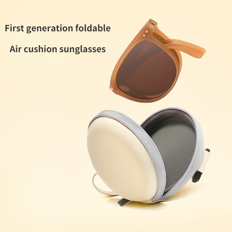 (KIQI-FASHION) COD Kính Mát Chống Tia Uv40 Dạng Gập Thời Trang Cho Nam Nữ