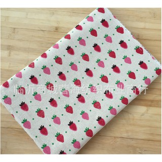 vải canvas quả dâu