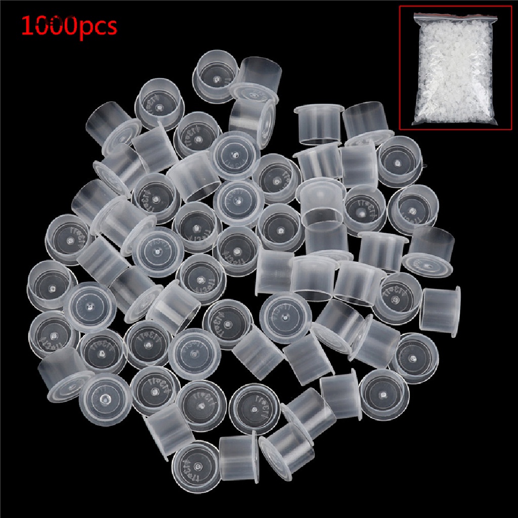 Bộ 1000 Cốc Trong Suốt Đựng Mực Xăm Kích Thước 11 * 13