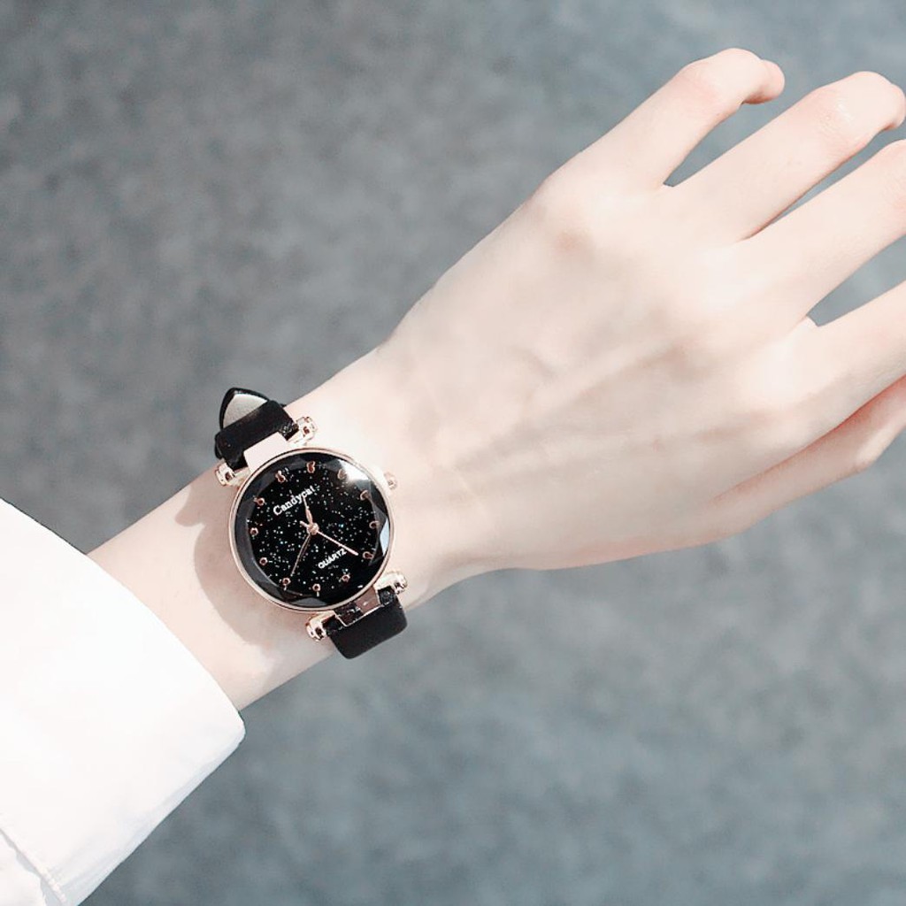 [QUÁ HOT] ĐỒNG HỒ NỮ DÂY DA CANDY CAT C11 MẶT 3D PHONG CÁCH HÀN QUỐC SIÊU SANG CHẢNH CỰC ĐẸP