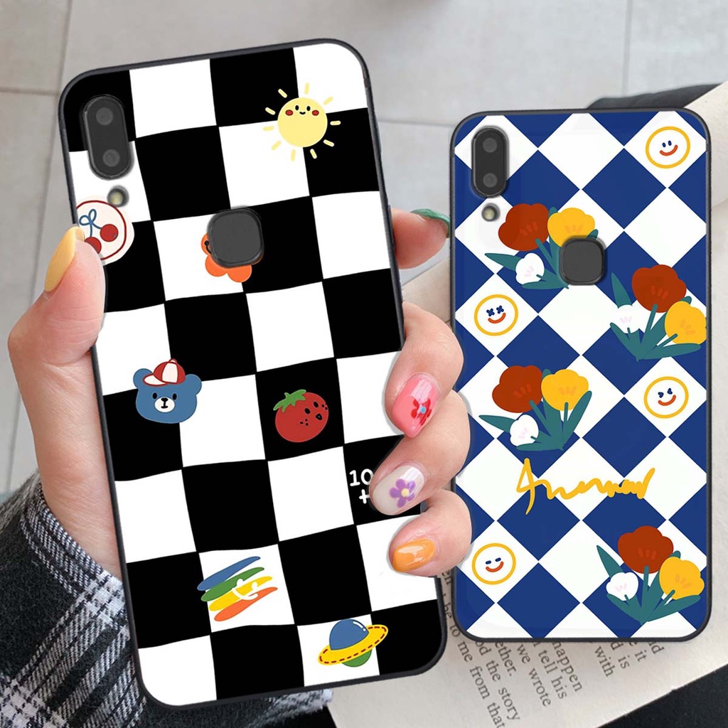 Ốp Vivo V9 / V9 Youth họa tiết hoa, gấu thời trang, ốp dẻo bền đẹp