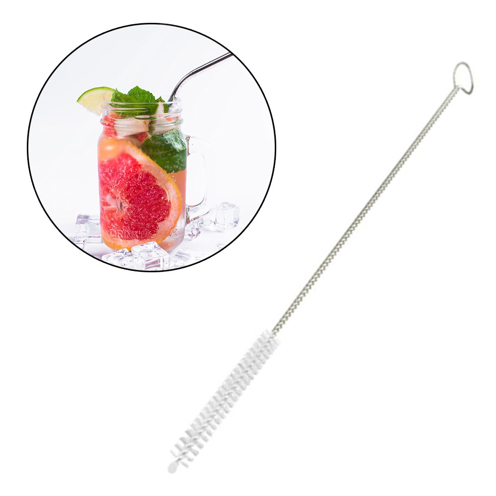 Cọ Rửa Ống Hút Dài Bằng Thép Không Gỉ