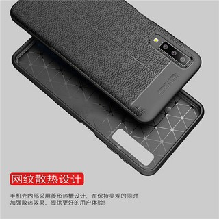 Ốp lưng dẻo vân da Auto Focus cho Galaxy A50