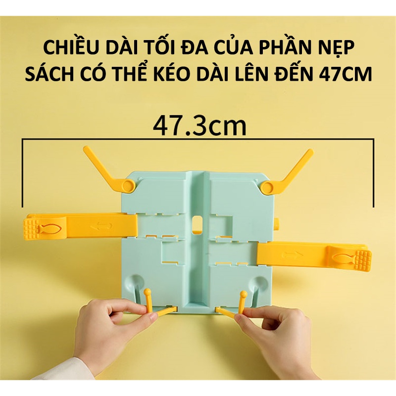 Giá đỡ đọc sách có thể gấp gọn và điều chỉnh độ xoay 180 độ giúp bé chống cận thị chống gù lưng CG00005