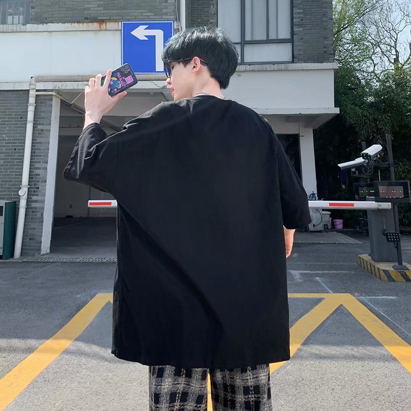 Áo thun tay ngắn 3 màu tùy chọn phong cách Hàn Quốc cho nam