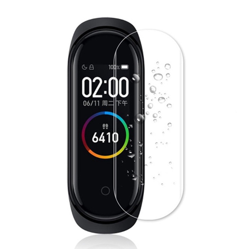 Lykry Set Miếng Dán Tpu Mềm Bảo Vệ Màn Hình Chống Trầy Cho Xiaomi Mi Band 4 Mi Band 3