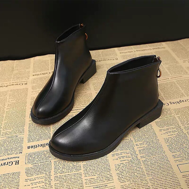 Bốt nữ cổ thấp đế bằng | BigBuy360 - bigbuy360.vn