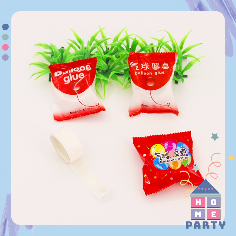 Cuộn Keo 2 Mặt Dán Bong Bóng Trang Trí Sinh Nhật, Sự Kiện, Party, Happy Birthday - Keo Silicone