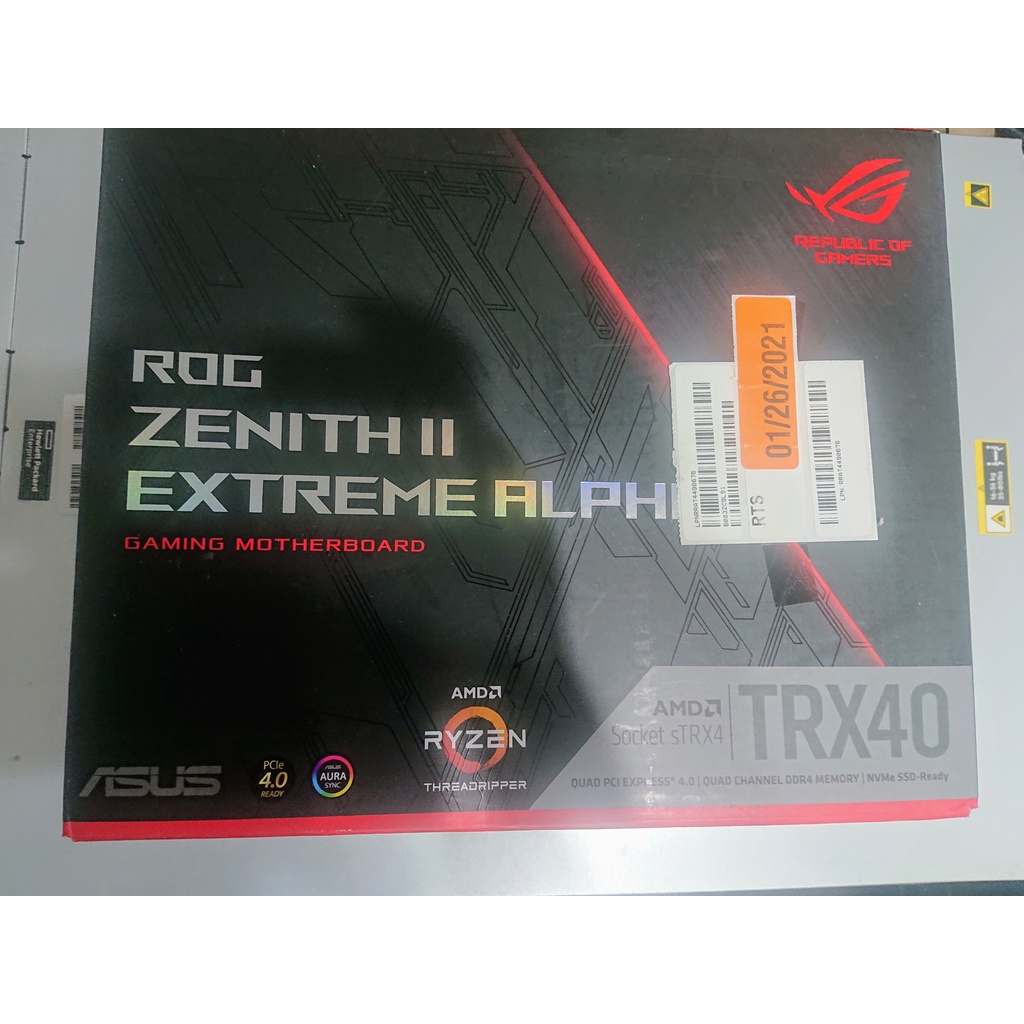 Bo mạch chủ X570, X399, TRX40, W480 của ASUS, GIGABYTE AORUS, ASROCK CREATOR