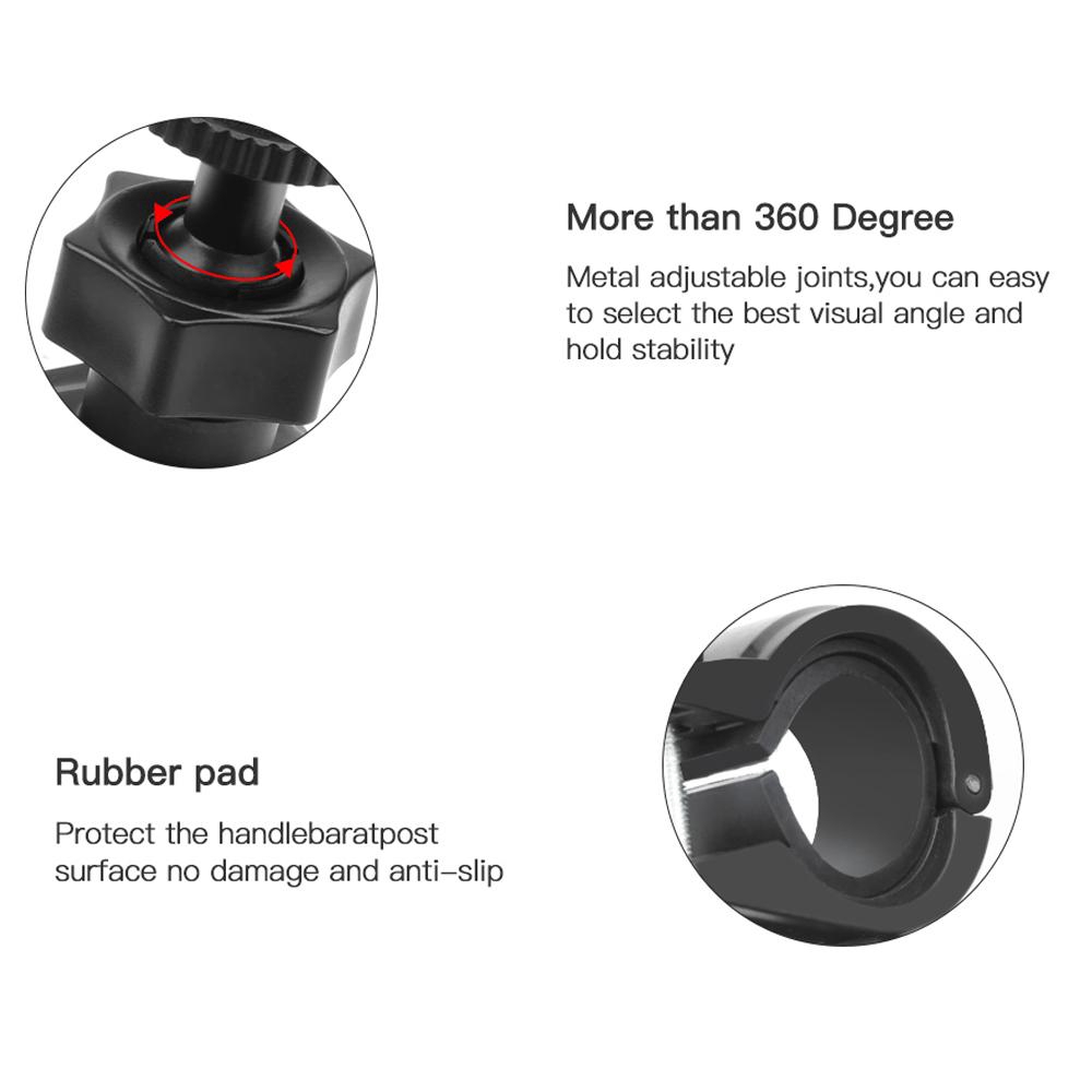 Giá đỡ gắn tay lái xe đạp cho GoPro Hero 7 6 5 4 Xiaomi Yi 4K Go Pro 6 5 DJI OSMO