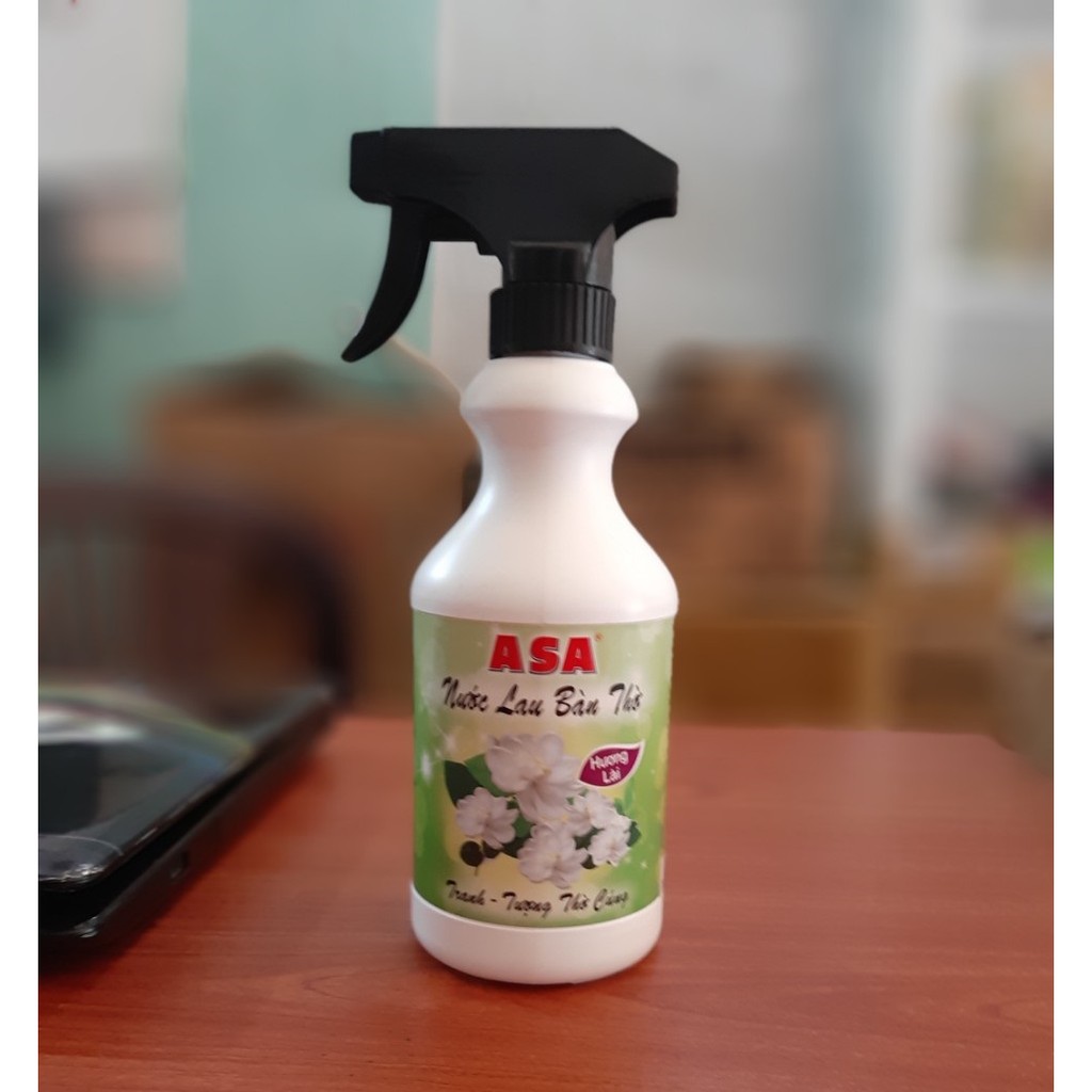 Bộ nước cắm hoa tươi lâu ASA 400ml và nước lau bàn thờ ASA 350ml