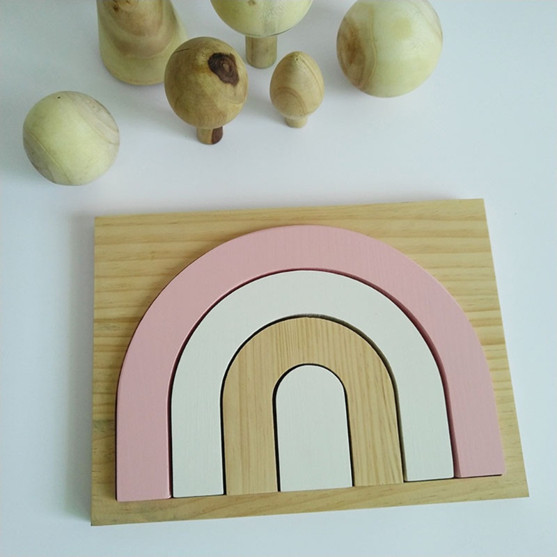 Bộ Đồ Chơi Xếp Hình Bằng Gỗ Cho Bé