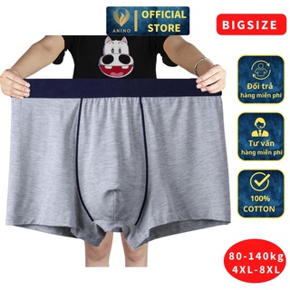 Quần Lót Nam Big Size DÁNG SỊP ĐÙI chất liệu Cotton cao cấp co giãn 4 chiều 80-150kg