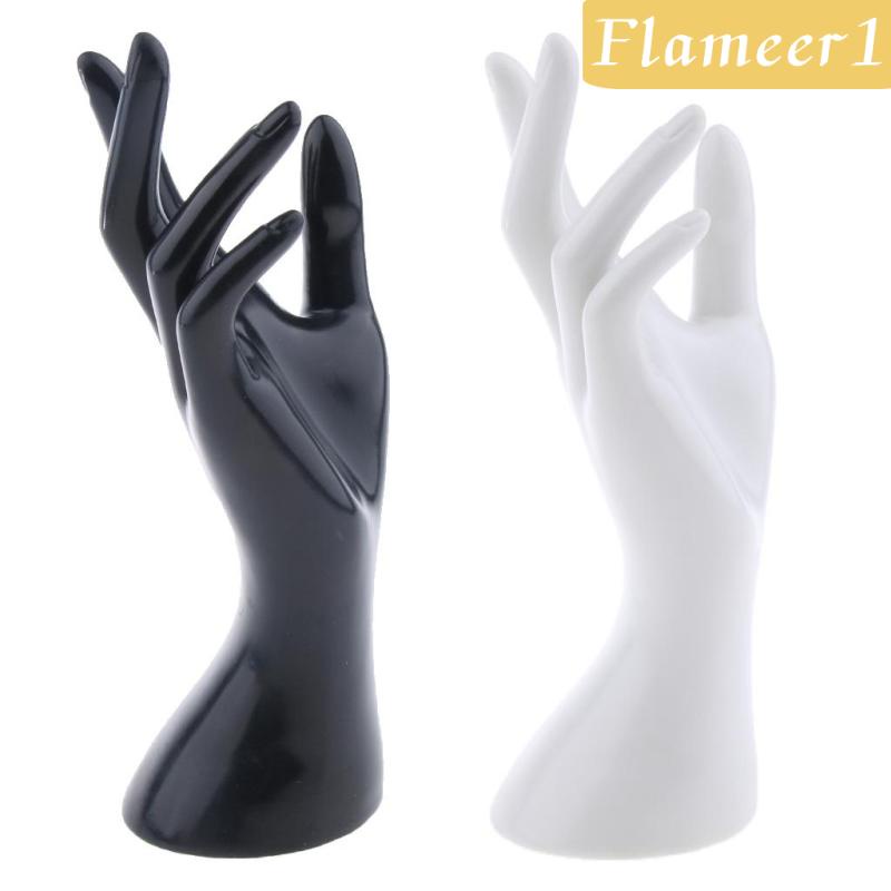 1 [Flameameer] Set 2 Người Trưng Bày Nhẫn, Đồng Hồ, Găng Tay, Găng Tay Phải