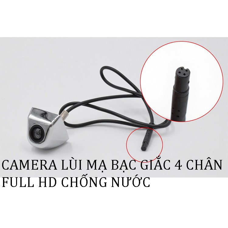 Camera lùi MẠ BẠC màn DVD taplo ANDROID AHD CCD đủ loại HD 480p đến 1080p có thang chia vạch thông minh