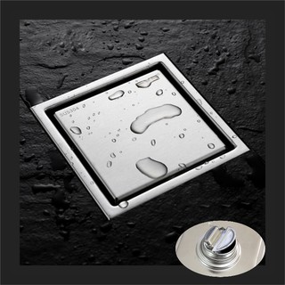 PHỄU THOÁT SÀN INOX304 CHỐNG MÙI & CÔN TRÙNG 11x11cm NX556-1L