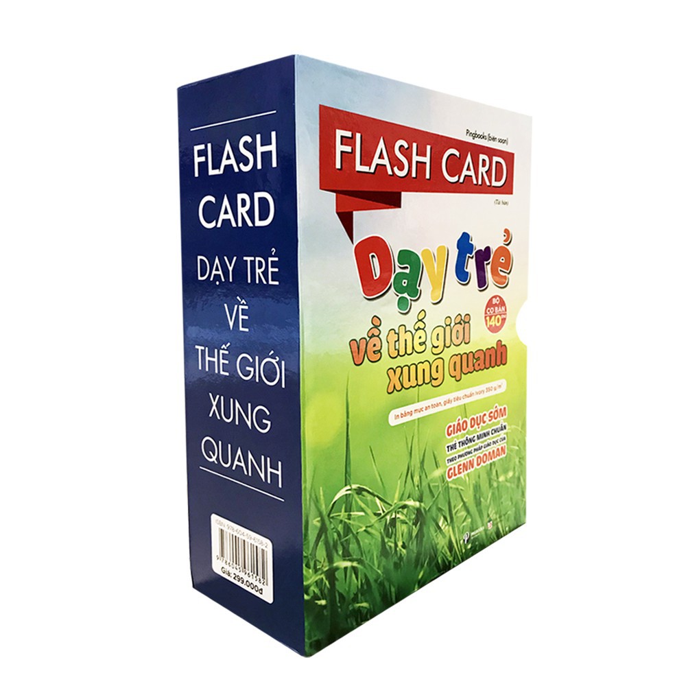Flashcard Thế giới xung quanh 140 thẻ (khổ A5) - Thẻ Flash card