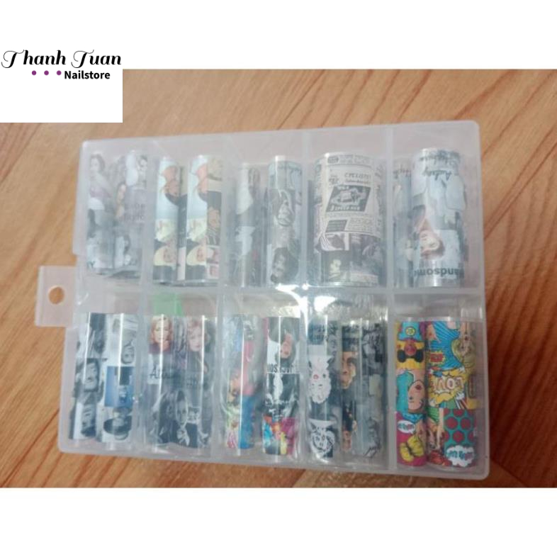 Foil dán móng dán nail các mẫu hot  - Phụ kiện đồ nail