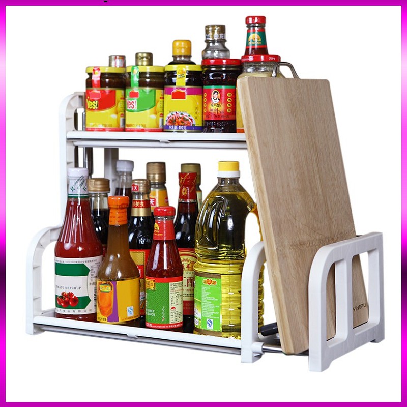 Kệ đựng gia vị 2 tầng đa năng ⚡️𝐌𝐢𝐞̂̃𝐧 𝐏𝐡𝐢́ 𝐒𝐡𝐢𝐩⚡️ Kệ đựng gia vị 2 tầng | BigBuy360 - bigbuy360.vn