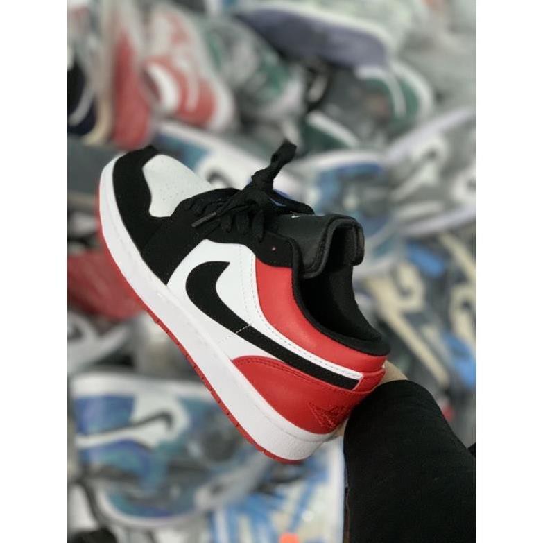 Giày Jordan 1 Low Black Toe, giày jordan đỏ đen thấp cổ | BigBuy360 - bigbuy360.vn