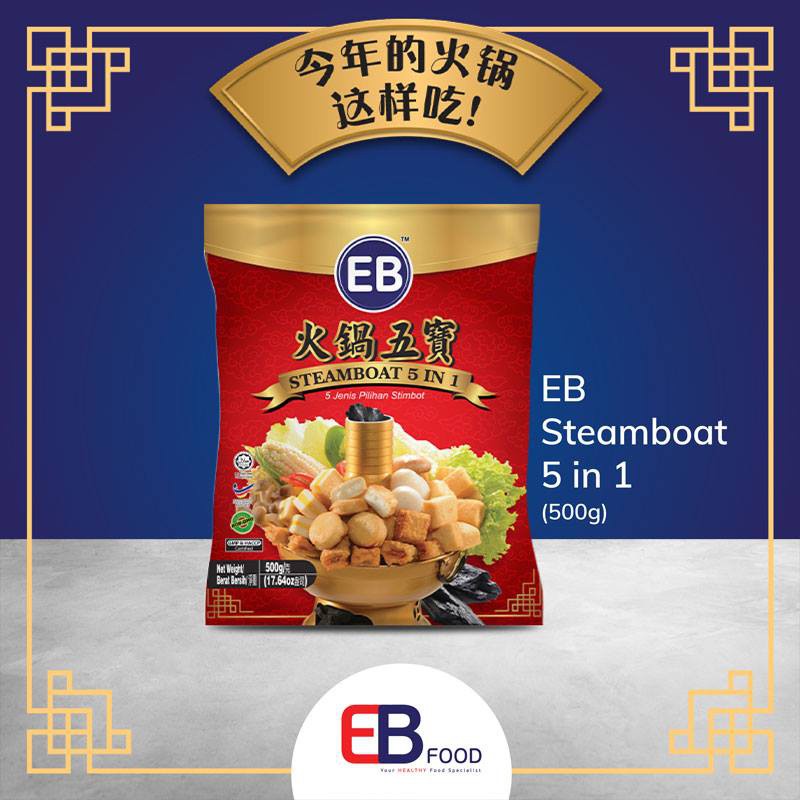 Viên thả lẩu 5 in 1 hãng EB thả lẩu, chiên (túi 500g) | BigBuy360 - bigbuy360.vn