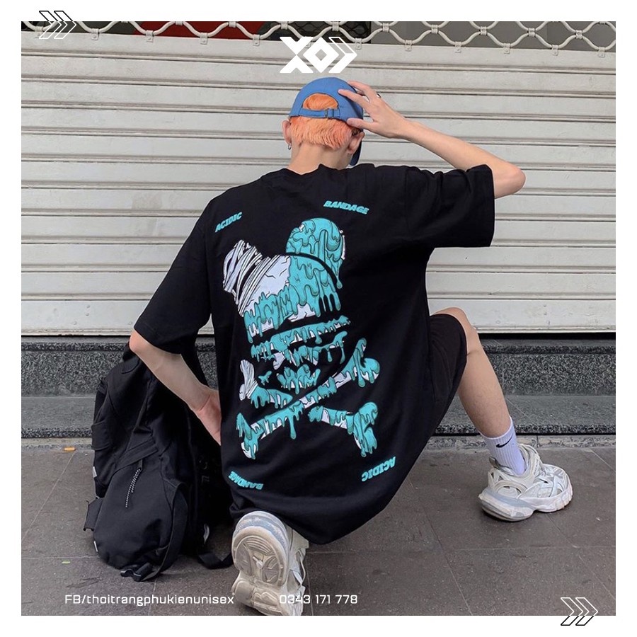 Áo phông unisex nam nữ form rộng tay lỡ basic chất cotton phong cách ulzzang