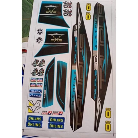 Tem rời dán xe taurus