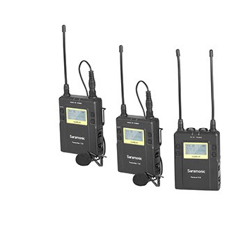 Micro không dây UHF cho máy ảnh máy quay Saramonic UwMic9 KIT2