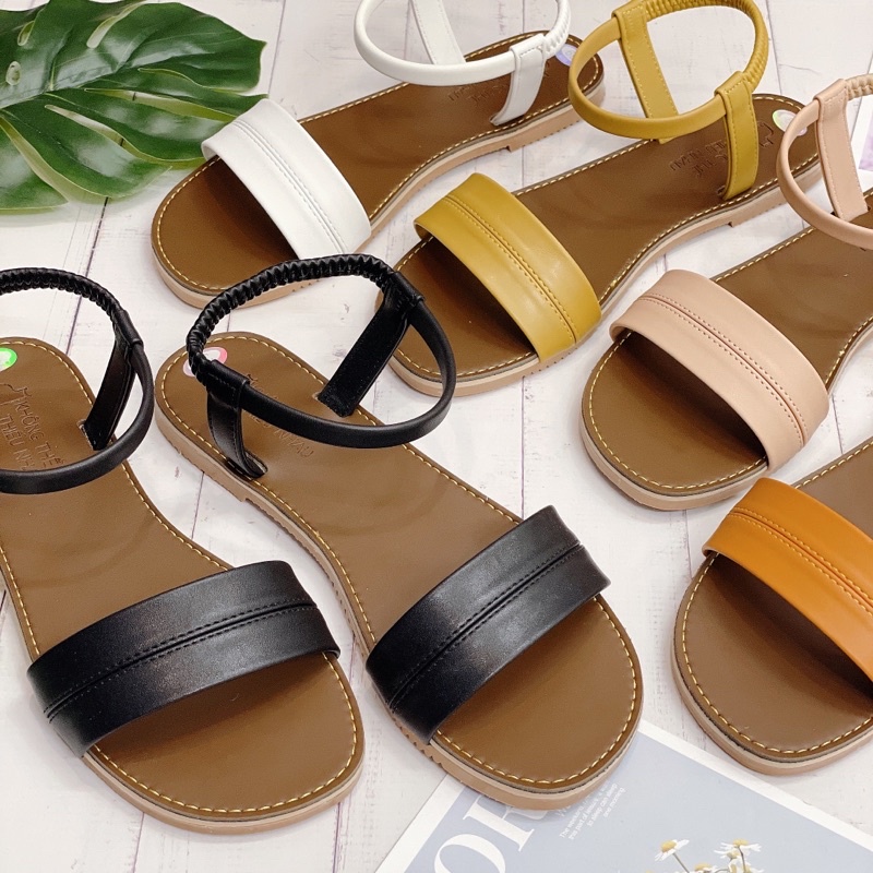 S102 GIÀY SANDALS NỮ BẢN QUAI NGẮN TÔN DÁNG BÀN CHÂN