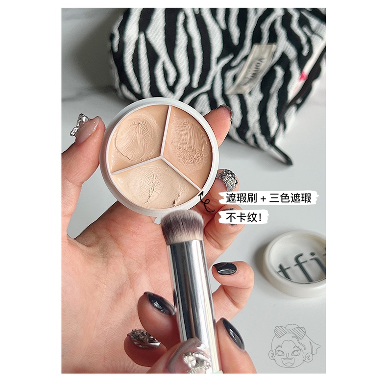 Tfit kem che khuyết điểm 3 khoang màu che phủ mụn, quầng thâm mắt