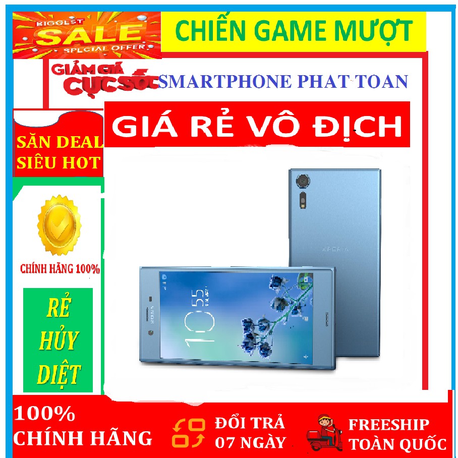 điện thoại Sony Xperia XZs (màu xanh dương) ram 4G/32G mới - chơi Game PUBG/LIÊN QUÂN mướt