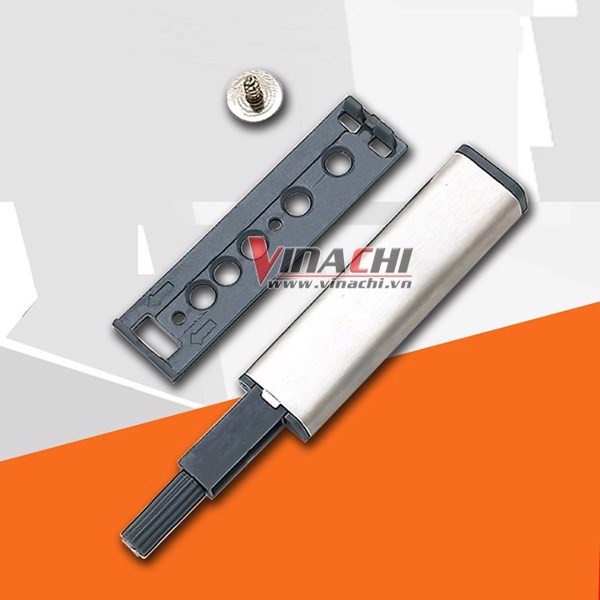 Dụng Cụ Nhấn - Mở, Hít Cánh Tủ Nam Châm Inox (1 Cái)