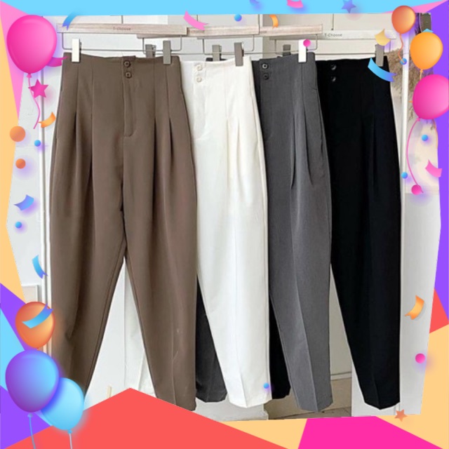 [Store 86] Quần Baggy Cạp Siêu Cao Tôn Dáng mã 112