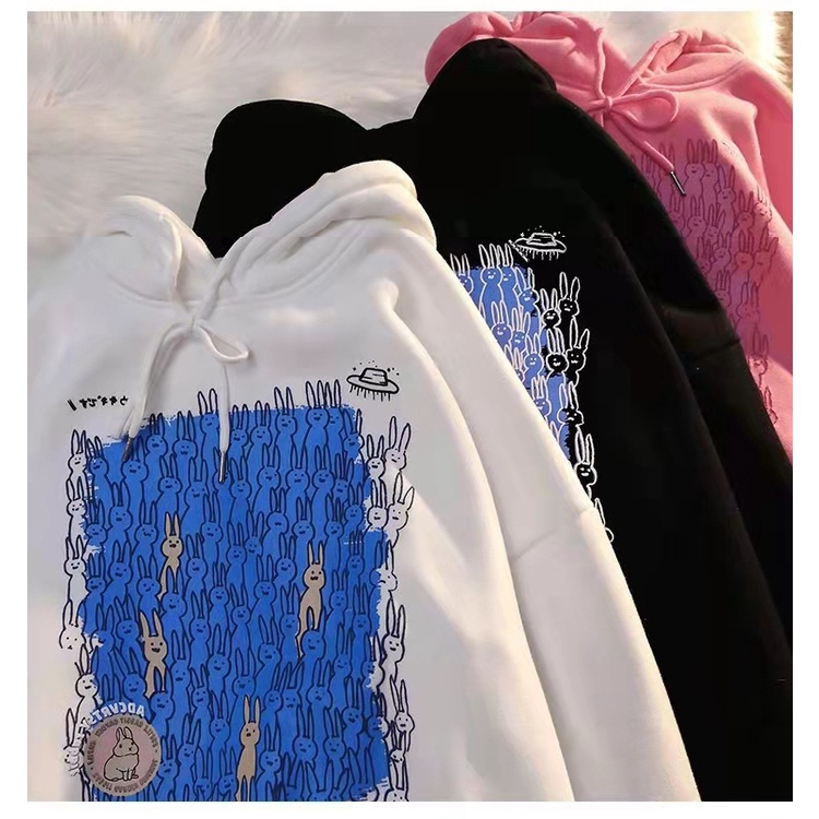 【ZHELIHANGFEI】Áo Hoodie Tay Dài Form Rộng Theo Phong Cách Mỹ Dễ Phối Đồ