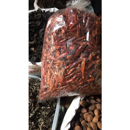 1 kg ớt quả khô đã cắt cuống hàng đỏ đẹp mới