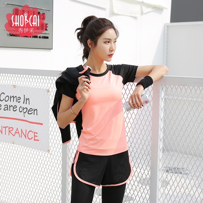 Bộ Tập Gym, Yoga - Set Quần Dài + Áo Tay Ngắn