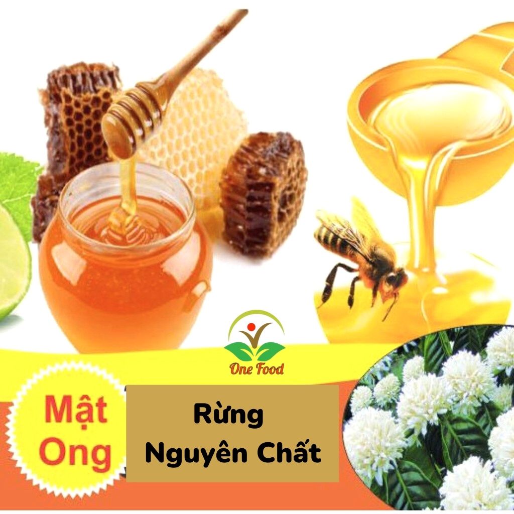 Mật ong Bạc Hà Nguyên Chất Chuẩn Loại 1 - MẬT ONG RỪNG Ngon Rất Tốt Cho Sức Khỏe 100ml, OneFood68