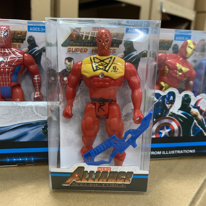 Đồ chơi mô hình Siêu nhân có đèn cho bé