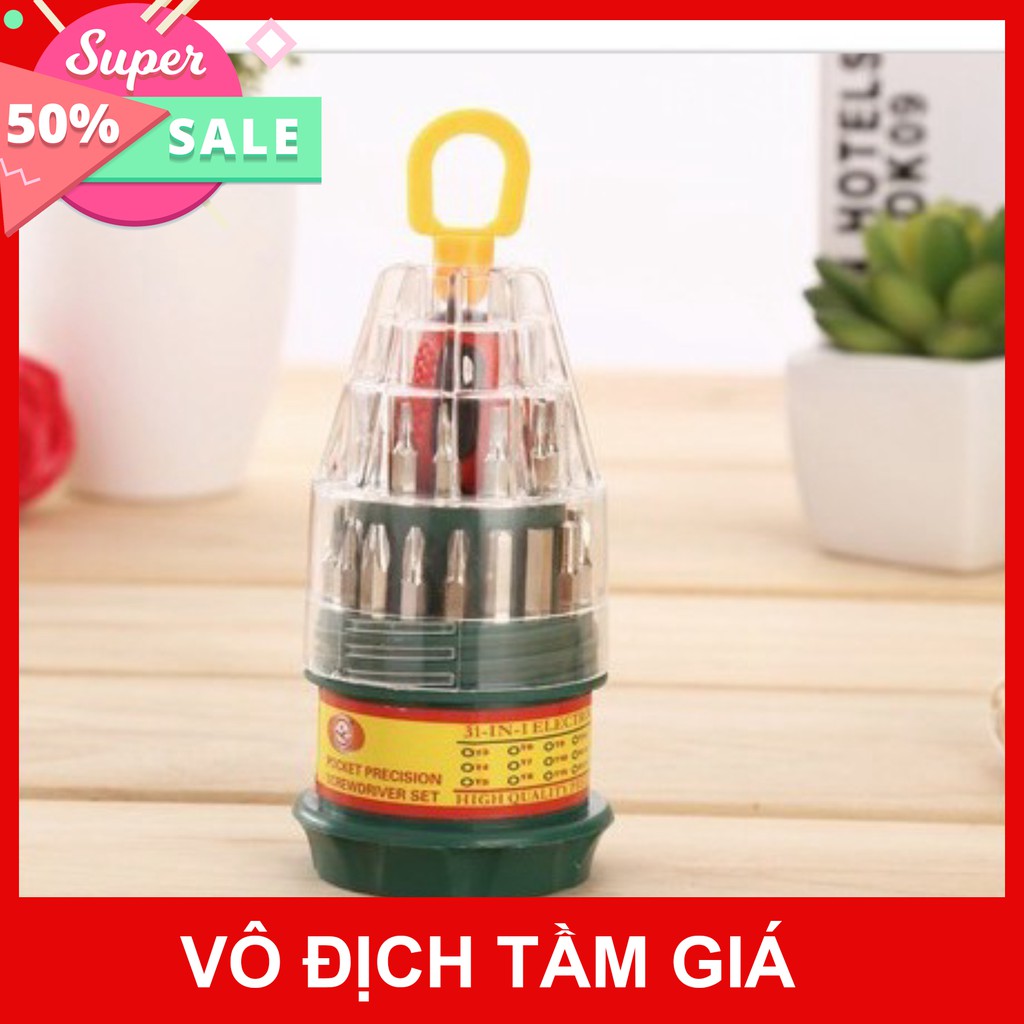 Bộ tô vít đa năng 30 đầu (Loại to hộp trụ - TV820)  giảm giá 50% mua ngay [Miễn Phí Vận Chuyển]