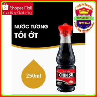 Nước tương chinsu tỏi ớt /không tỏi ớt chai 250ml