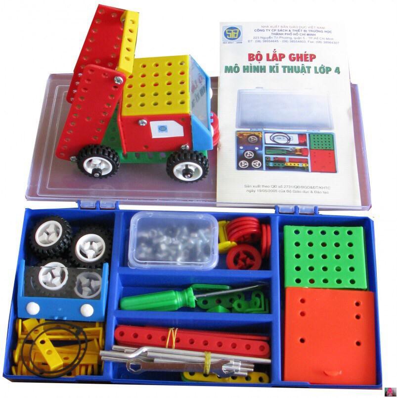 Bộ lắp ghép mô hình kỹ thuật Lớp 4 hoặc Lớp 5 - MIC hoặc Nhật Hoa Minh