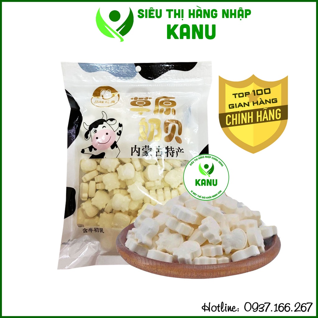 Kẹo sữa bò non viên nén 250g, ăn vặt ngon rẻ