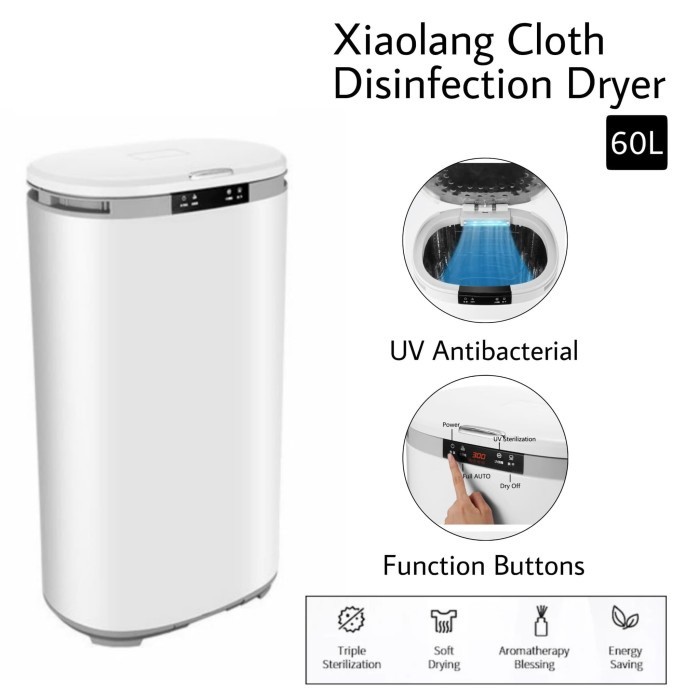 [Mã 159ELSALE hoàn 7% đơn 300K] Máy Sấy Quần Áo UV Khử Trùng Ozone Xiaomi Xiaolang 60L/Xiaomi HD-YWHL01 35L