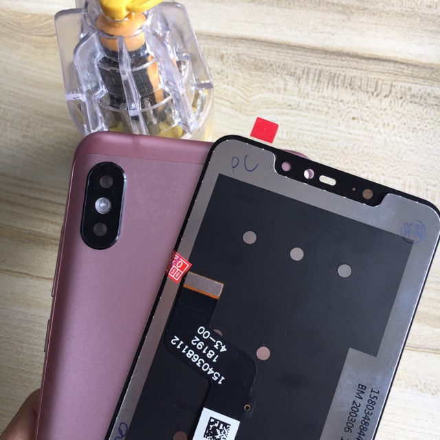 Combo Bộ Vỏ Sườn + Màn Hình Redmi Note 6 / Note 6 Pro Zin Hàng Cao Cấp ( Tặng bộ vít đa năng)