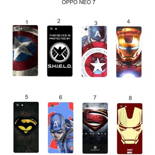 Ốp lưng Oppo Neo 7 dẻo in hình siêu anh hùng